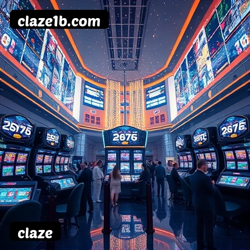 Plataforma claze mostrando interface moderna, jogos certificados e recursos de segurança licenciados